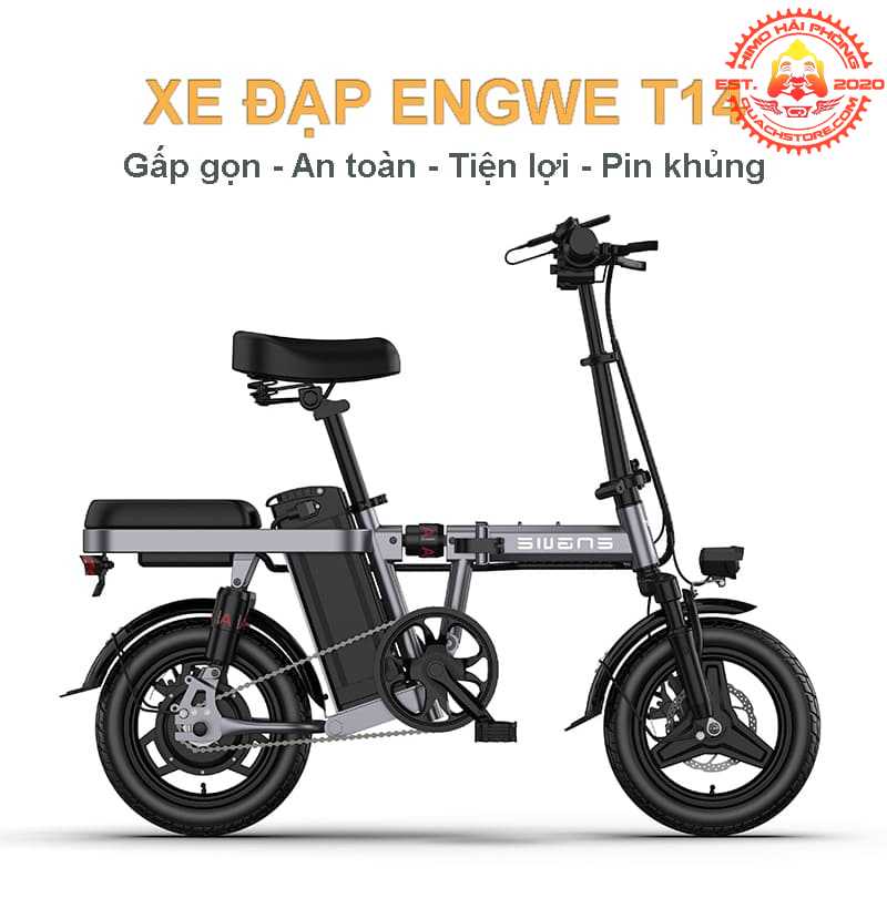 Xe đạp điện trợ lực ENGWE T14 gấp gọn, chính hãng, giá tốt